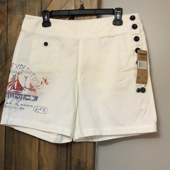 NWT Ralph Lauren Jean Co. Marine Shorts in Size 8 - Picture 1 of 5